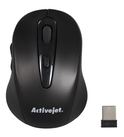 Maus Activejet AMY-213, Wireless 1600 DPI, e zezë