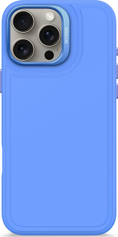 Mbulesë telefoni Decoded AntiMicrobial Silicone Stacks për iPhone 16 Pro Max, MagSafe, blu
