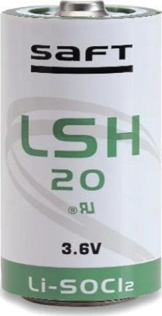 Bateri litiumi SAFT LSH20, formati D R20, 3.6V 13000mAh