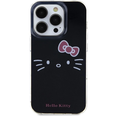 Mbulesë telefoni Hello Kitty HKHCP13XHKHLK për iPhone 13 Pro Max 6.7\", hardcase TPU, e zezë