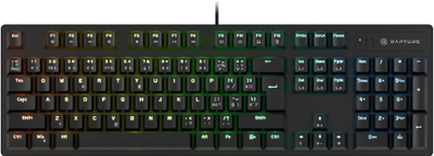 Tastierë mekanike Rapture X‑RAY Outemu Red, RGB, e zezë
