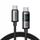 Kabllo USB Joyroom USB C në USB C, 100W, 1.2m me ekran, gri