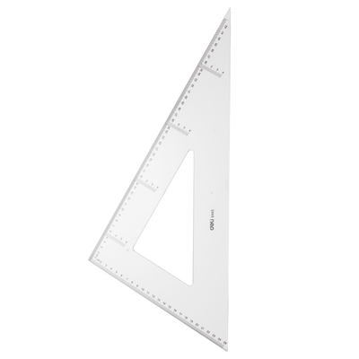 Trekëndësh këndmatës DELI 43cm 6445 1/18