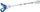 Zgjatues për llak Graco CleanShot me RAC X Guard, 75 cm, metalik