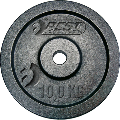 Disk peshe BEST SPORTING gize, 10 kg, vrimë 30 mm, i zi