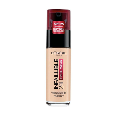 Krem pudër L’Oreal Infaillible 020, 24H Fresh Wear, SPF 25 + Vitamin C, 30 ml
