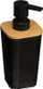 Dispenser sapuni 5 Five Natureo, polistiren dhe bambu, i zi