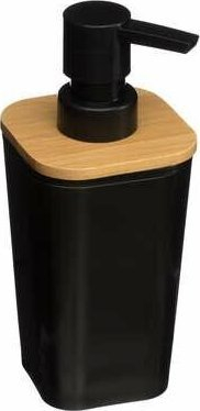 Dispenser sapuni 5 Five Natureo, polistiren dhe bambu, i zi