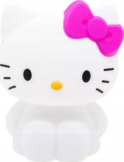Dritë nate Hello Kitty, silikoni, me bateri të rikarikueshme, e bardhë