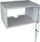 Kabinet rrjeti NetRack ON6JMBT19, 19", 6U, gri