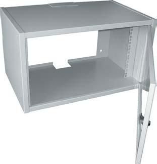 Kabinet rrjeti NetRack ON6JMBT19, 19", 6U, gri