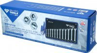 Set çelësash me mekanizëm Brilliant Tools BT013112, 12 copë, 8-53mm, ngjyrë argjendtë