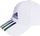 Kapelë bejsbolli Adidas Baseball 3S Fading, unisex, e bardhë