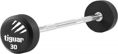 Barë e drejtë Tiguar Barbell TI-WPBPU030, shufër me peshë fikse, 90 cm, e zezë
