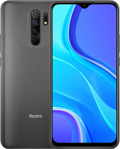 Celular Xiaomi Redmi 9, 6.53", 4GB RAM, 64GB, Dual SIM, i hirtë