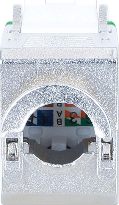 Keystone RJ45 Intellinet 791335, Cat6a STP, 10 Gbit/s, gri