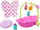 Set lodër për bebe My Garden Baby Mattel, vaskë dhe shtrat 2 në 1, për kukulla 29 cm, shumëngjyrësh