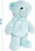 Arush pelushi Smily Play Plush Teddy Bear, lodër për bebe, blu e çelët