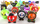 Lodër figurë Epee Cool Balls Green Totem, 6 toptha, 6 veshje, jeshile