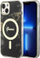 Mbulesë telefoni Guess Golden Marble, për iPhone 14 Plus 6.7", hardcase, MagSafe, e zezë