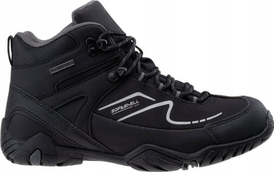 Këpucë mali për kalamaj Elbrus Maash MID WP Teen, membranë waterproof, softshell, të zeza