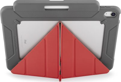 Заштитна футрола за таблет Pipetto Origami Pencil Shield, за iPad Air 10.9" 2020, со држач за Apple Pencil, црвена