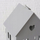 Set llampash dekorative Boltze Home, metal, formë shtëpie, gri