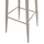 Stol Vanessa i lartë PP & dru metalik gri 47×48,5×107 cm (HM8459.20), gri