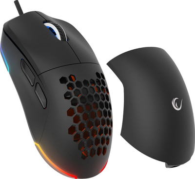 Maus gaming Rampage Blink, USB, 12800 DPI, RGB, i zi