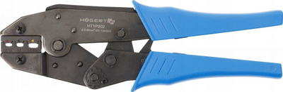 Pinca krimpimi Hoegert HT1P202, 0.5-6.0 mm², me doreza gome blu