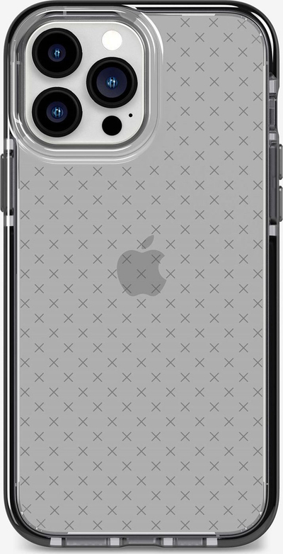Kapak telefoni Tech21 Evo Check T21-8966, për iPhone 13 Pro Max, smokey black gjysmë transparent