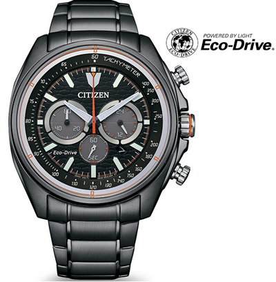 Orë dore për meshkuj Citizen Eco-Drive Chronograph CA4567-82H, e hirtë