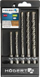 Set turjelë betoni GTV HT6D370, SDS-plus, 5 copë, metalik