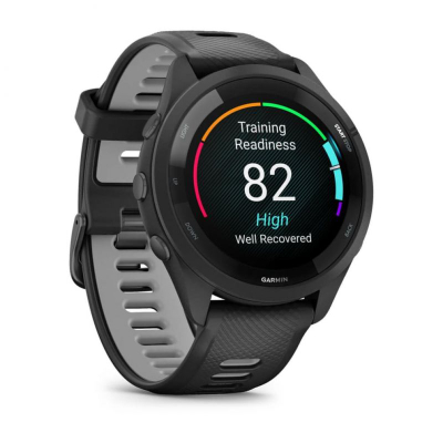 Orë sportive Garmin Forerunner 265, GPS, monitor rrahjesh zemre, e zezë