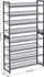 Raft këpucësh Songmics 8-Tier, metal, 163.5x92.5x30.7 cm, i zi
