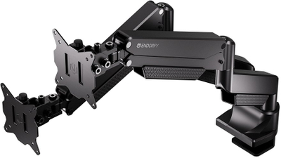 Krah dyfishtë për monitorë Endorfy Atlas GS Pro Double EY8F007, montim në tavolinë, i zi