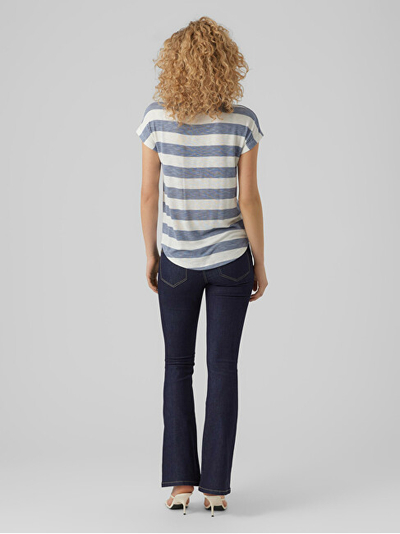 Maicë VERO MODA VMWIDE Box Fit, e bardhë/kaltër