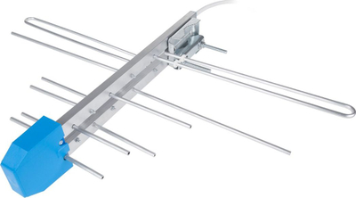 Antena TV Sonus FVB T me përforcues, 40 dB, e zezë