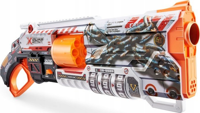 Armë lodër Zuru X-Shot Skins Lock Blaster, 16 darts, rreze 30 m, me ngjyra
