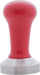 Tamper kafeje Motta Flat, dorezë druri, 52mm, i kuq