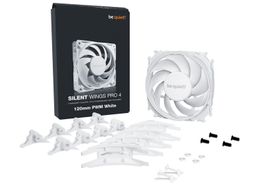 Ftohës Be quiet! Silent Wings Pro 4 PWM, 12 cm, i bardhë