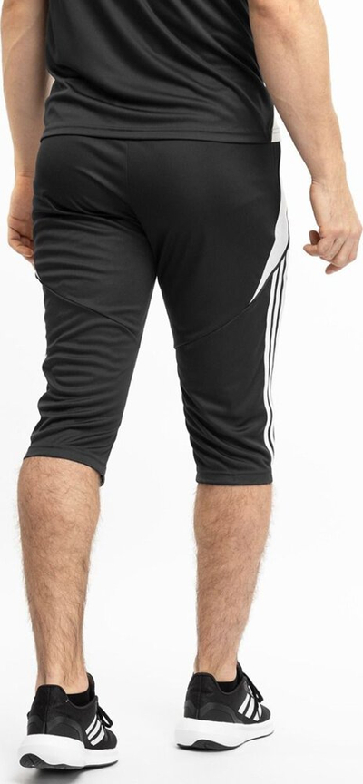 Pantallona 3/4 adidas Tiro 24 për burra, xhepa me zinxhir, të zeza