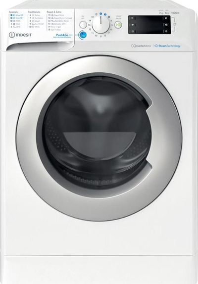 Lavatriçe tharëse Indesit BDE 76435 WSV EE, 7kg 1400rpm, e bardhë