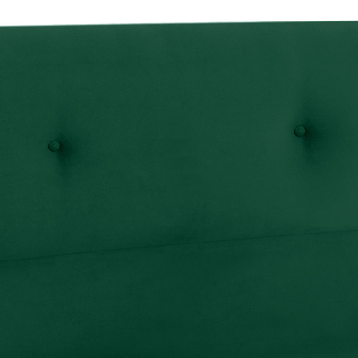 Shtrat DOLORES, kadife, 150×200 cm (HM637.13), gjelbër