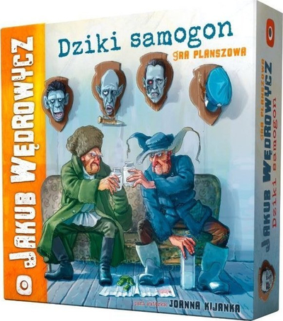 Lojë tavoline Portal Games Jakub Wędrowycz Wild Moonshine, me letra, me lojtarët bashkë