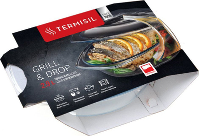 Сад за рерна NACZ Bulb Grill and Drop, 2.9L, боросиликатно стакло транспарентно