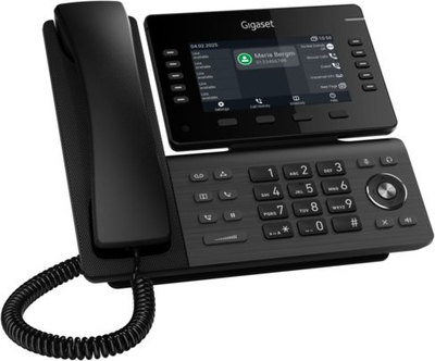 DECT телефон Gigaset P850W IP PRO, маса, црн