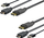 Kabllo video Vivolink PROHDMIUSBDP3, DisplayPort në HDMI, 3 m, i zi