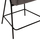 Stol mesatar Wolf 56x56x96Hcm (HM8584.01), gri/ zezë