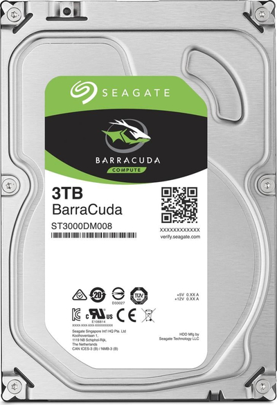 Disk HDD Seagate BarraCuda, 3TB, 3.5" SATA III